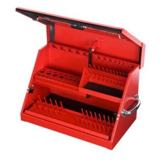 Montezuma 22 1/2 in. x 13 in. Portable Steel Toolbox in Red MZ SM200R