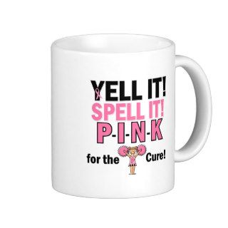 Cheerleader For Breast Cancer Awareness Coffee Mug