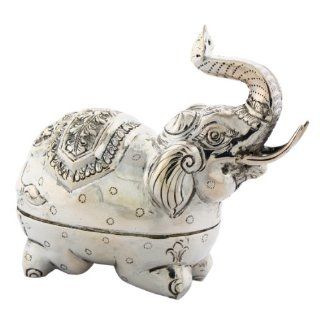 Solid Sterling Silver Elephant shaped Pill Box Avatar Sterling Jewelry