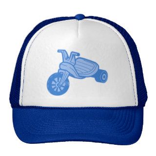 Blue Big Wheel Mesh Hat