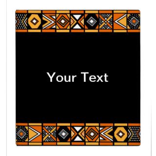 African art pattern binder