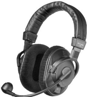 Beyerdynamic DT290 Double Sided Circumaural Open Back 80 Ohm Headphone Headset with 200 Ohm Mic Musical Instruments