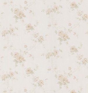 Brewster 980 69964 Mirage Silks Rose Trail Wallpaper, 20.5 Inch by 396 Inch, Neutral    