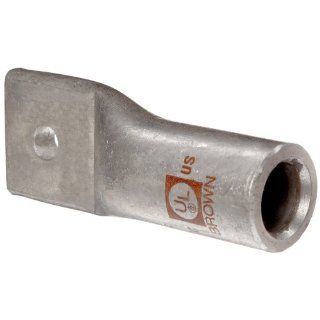 Morris Products 93072 Compression Lug, 1 Hole, Aluminum, 350mcm Wire Range, 3/8" Stud Size Electronic Component Interconnects
