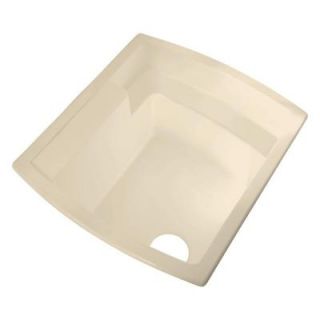 Sterling Plumbing Latitude 22 in. x 25 in. Vikrell Self Rimming Utility Sink in Almond 995 47