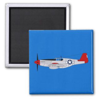 USAAF 332nd Fighter Group   Red Tails   Tuskegee Fridge Magnets