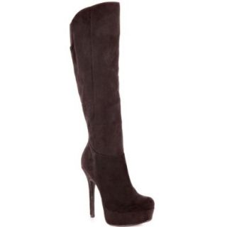 JustFab Lichelle   Black Boots Shoes