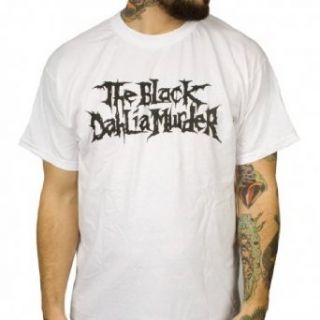The Black Dahlia Murder   Logo White T Shirt, XL Clothing