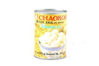 Quail Egg in Brine   15oz (Pack of 3)  Grocery Eggs  Grocery & Gourmet Food