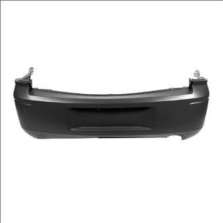 CarPartsDepot 352 172071 20 Pm, Rear Bumper Cover Primered Black Plastic W/1 Exhaust Hole New Automotive