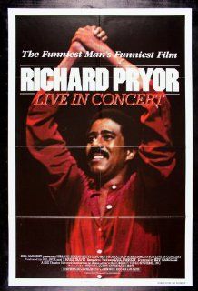 RICHARD PRYOR LIVE IN CONCERT * CINEMASTERPIECES VINTAGE ORIGINAL COMEDY MOVIE POSTER 1979 Entertainment Collectibles