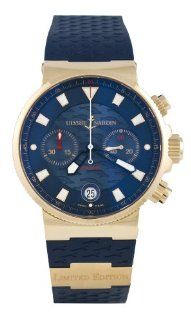 Ulysse Nardin Men's 356 68LE/3 Maxi Marine Blue Seal Chronograph Watch at  Men's Watch store.