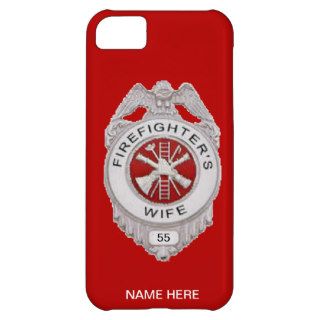 Firefighter's Wife Badge Custom iPhone 5C Covers