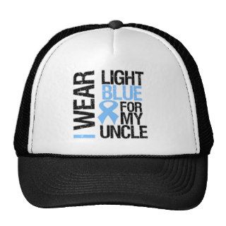 Prostate Cancer Light Blue Ribbon Uncle Trucker Hat