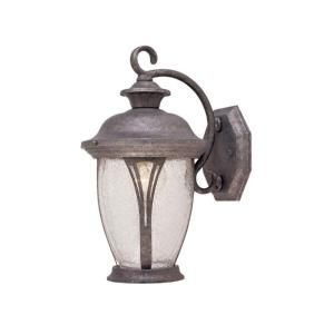Designers Fountain Thatcher Collection Wall Mounted Outdoor Rustic Silver Lantern HC0519