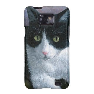 Cat 577 Tuxedo Samsung Galaxy S2 Case