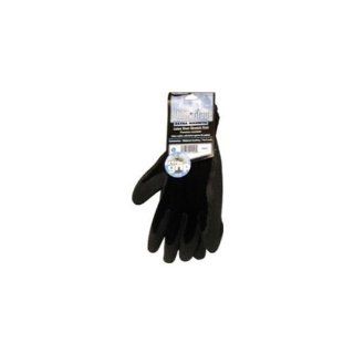 Black Winter Knit, Latex Coated Palm   Work Gloves