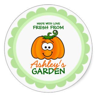 Homemade Personalized Food Stickers