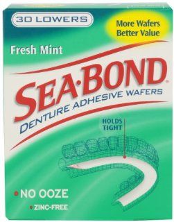 Sea bond Fresh Mint Lowers, 30 Count Health & Personal Care