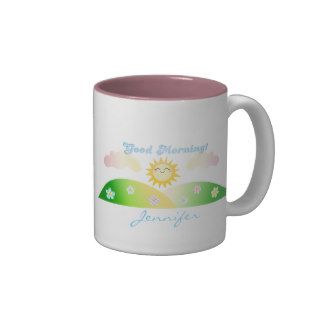 Good morning sunshine personalized breakfast mug