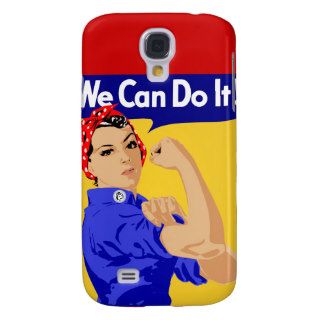 Rosie the Riveter graphic design Samsung Galaxy S4 Cases