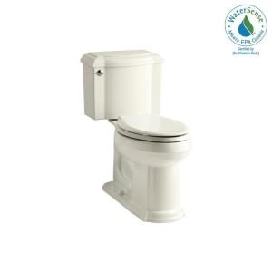 KOHLER Devonshire Comfort Height 2 piece 1.28 GPF Elongated Toilet with AquaPiston Flush Technology in Biscuit K 3837 96