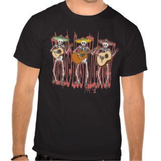 Mariachi Skeleton Trio Tee Shirt