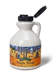 Coombs Family Farms 100% Pure Maple Syrup, US Grade A Dark Amber, 16 Ounce Bear Jugs (Pack of 2)  Grocery & Gourmet Food