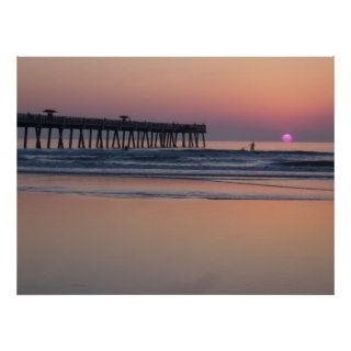 Jacksonville Beach, Florida Sunrise Poster