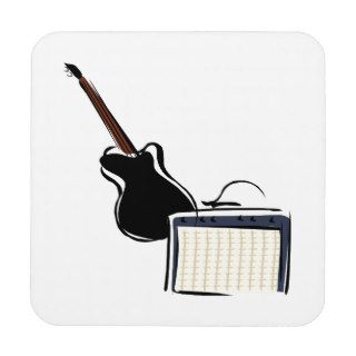 stylized guitar amp black.png coaster
