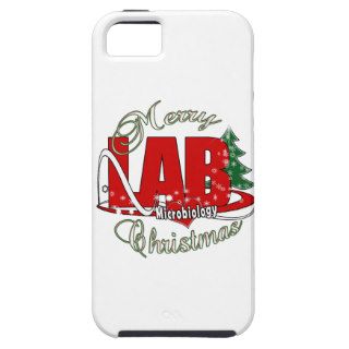 MICROBIOLOGY CHRISTMAS MEDICAL LABORATORY TECH iPhone 5 COVER