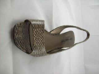 Bandolino 'Jayy' Leather Slingback Wedge (8.5, Natural Multi) Wedges Shoes Shoes
