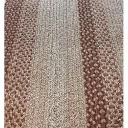 nuLOOM Handmade Cotton Fabric Braided Rust Lodge Rug (7'6 x 9'6) Nuloom 7x9   10x14 Rugs