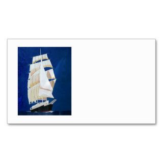 Clipper sail boat business card