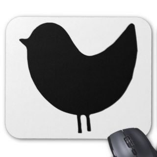 Bird Silhouette Design Mouse Pad
