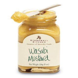 Stonewall Mustard Wasabi 8 OZ (Pack of 12)  Grocery & Gourmet Food