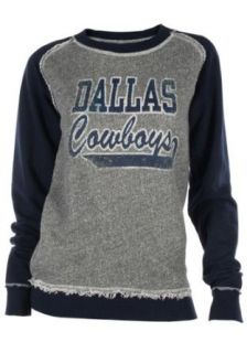 Dallas Cowboys Women's Ramshackle Crew Sweatshirt  Sports Fan Sweatshirts  Sports & Outdoors