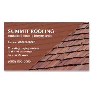 Roofers Business Card Template