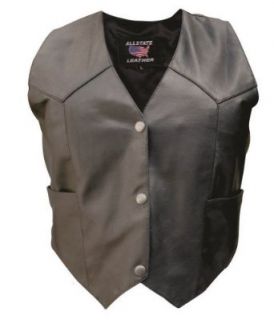 Allstate Leather Women's Basic Plain Sides Vest