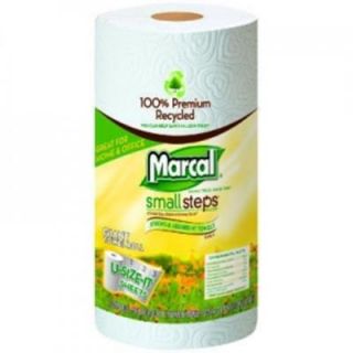 Marcal Premium Recycled Giant Roll Towels 11 x 5 7/10 Roll Out Dispenser Case (140/Roll) MAC 6183