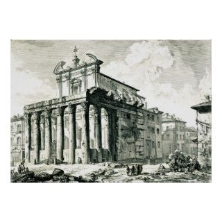 Roman Temple 1748 Posters