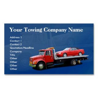 Towing Company Business Card