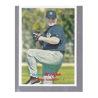 2006 Topps Heritage #425 Jaret Wright New York Yankees Sports Collectibles