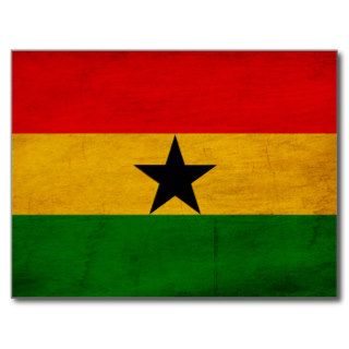 Ghana Flag Postcards