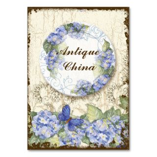 Custom Antique China Shoppe Elegant Business Cards