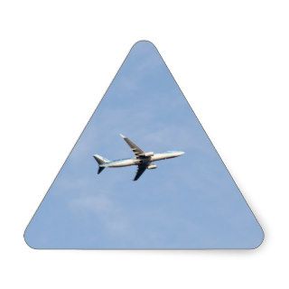 Boeing 737 Jet Triangle Sticker