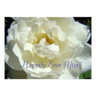 Happily Ever After Wedding Announcement Marriage