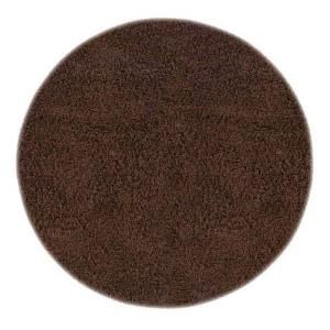 Home Decorators Collection Ultimate Shag Cocoa 8 ft. Round Area Rug 3311493810