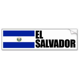 El Salvador Flag Bumper Sticker