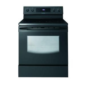 Samsung 5.9 cu. ft. Electric Range with Self Cleaning in Black FE R300SB